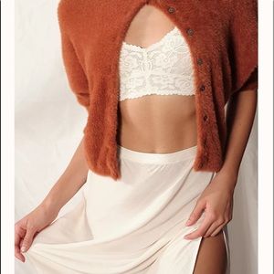 FREE PEOPLE Ivory Lace Bralette